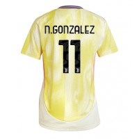 Maglia Calcio Juventus Nicolas Gonzalez #11 Seconda Divisa Donna 2024-25 Manica Corta